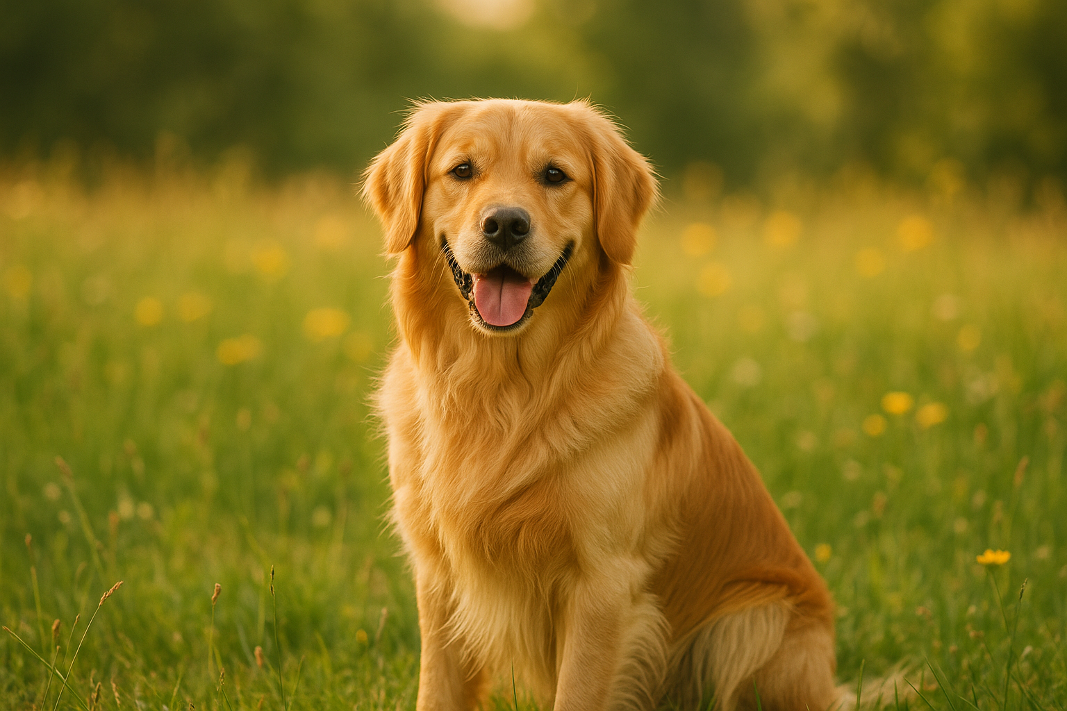 Hund in der Natur